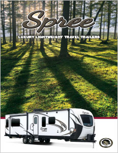 2018 KZ RV Spree Luxury Lightweight Travel Trailers Brochure