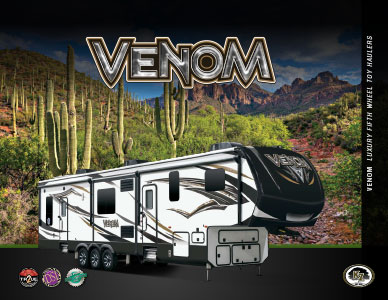 2018 KZ RV Venom Luxury Fifth Wheel Toy Haulers Brochure