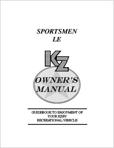2017 KZ RV Sportsmen LE Owners Manual