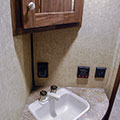 2016 KZ RV Sportsmen Show Stopper S242SBHSS Travel Trailer Vanity