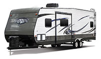2016 KZ RV Sportsmen Sportster 30TH12 Travel Trailer Toy Hauler Exterior