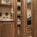 2016 KZ RV Sportsmen S330IK Travel Trailer Bathroom Cabinets