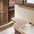 2016 KZ RV Sportsmen S335IK Fifth Wheel Bathroom Cabinets
