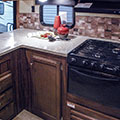 2016 KZ RV Sportsmen S362BH Travel Trailer Kitchen Cabinets