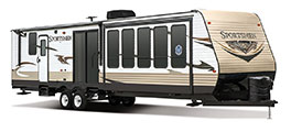 2016 KZ RV Sportsmen S363FL Travel Trailer Exterior
