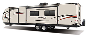 2016 KZ RV Spree Connect C326BHS Travel Trailer Exterior