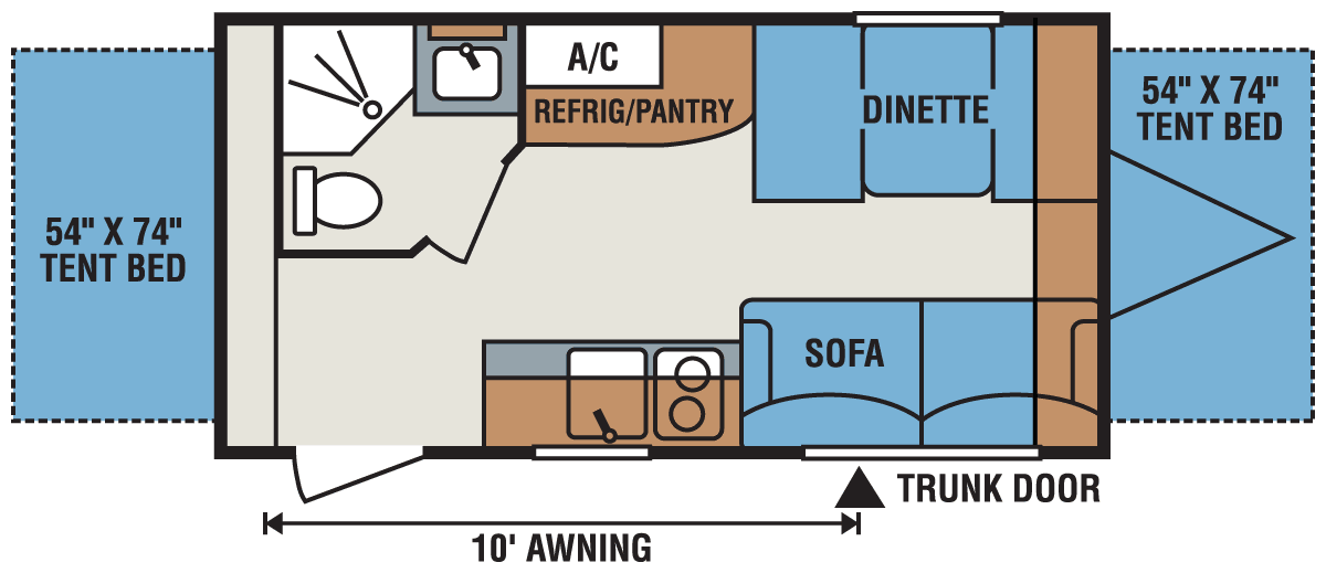 spree travel trailer floor plans