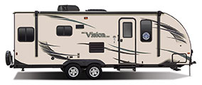 2017 KZ RV Vision V23RLS Travel Trailer Exterior