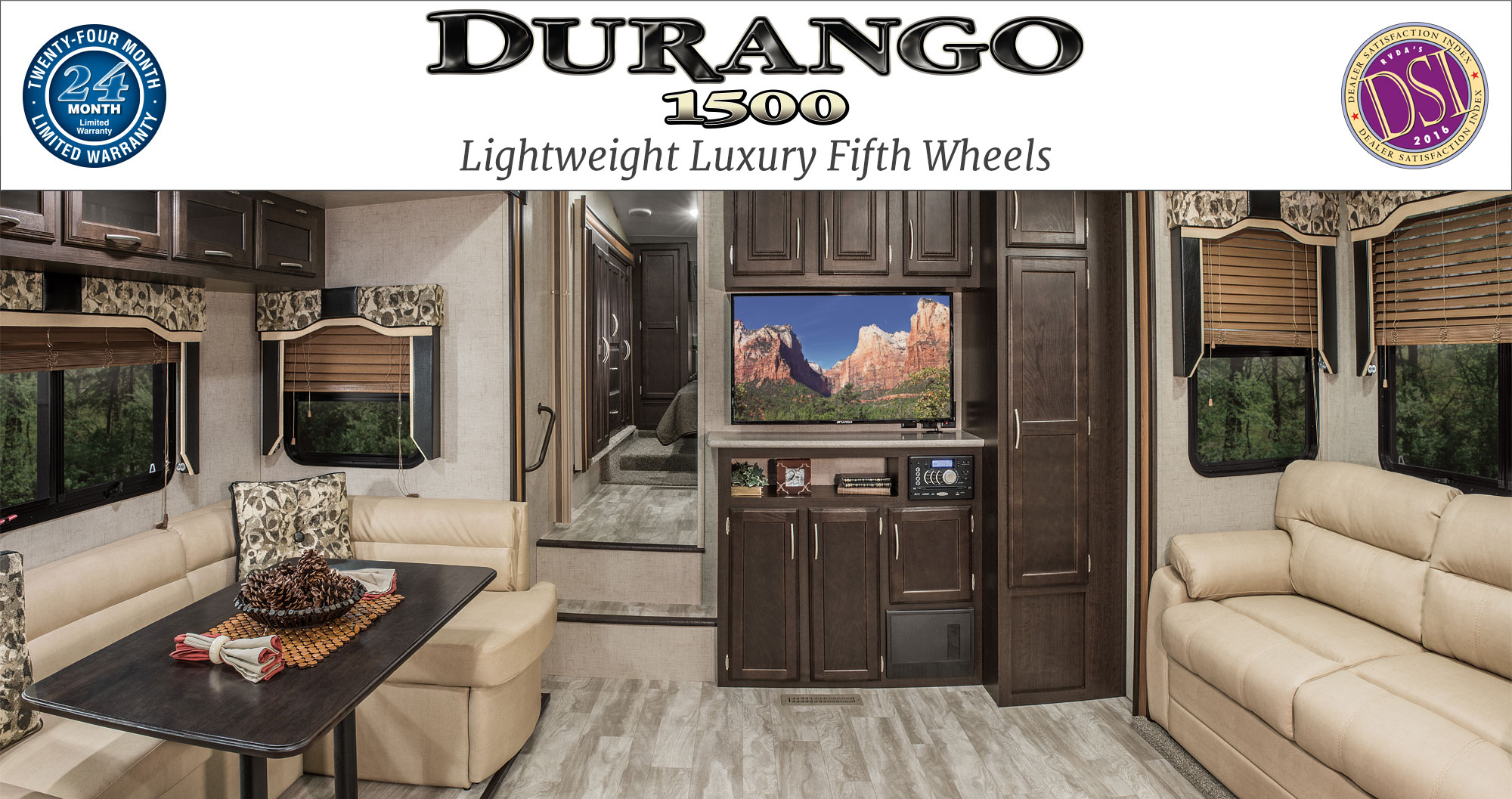 KZ RV Durango 1500 Lightweight Luxury Fifth Wheels