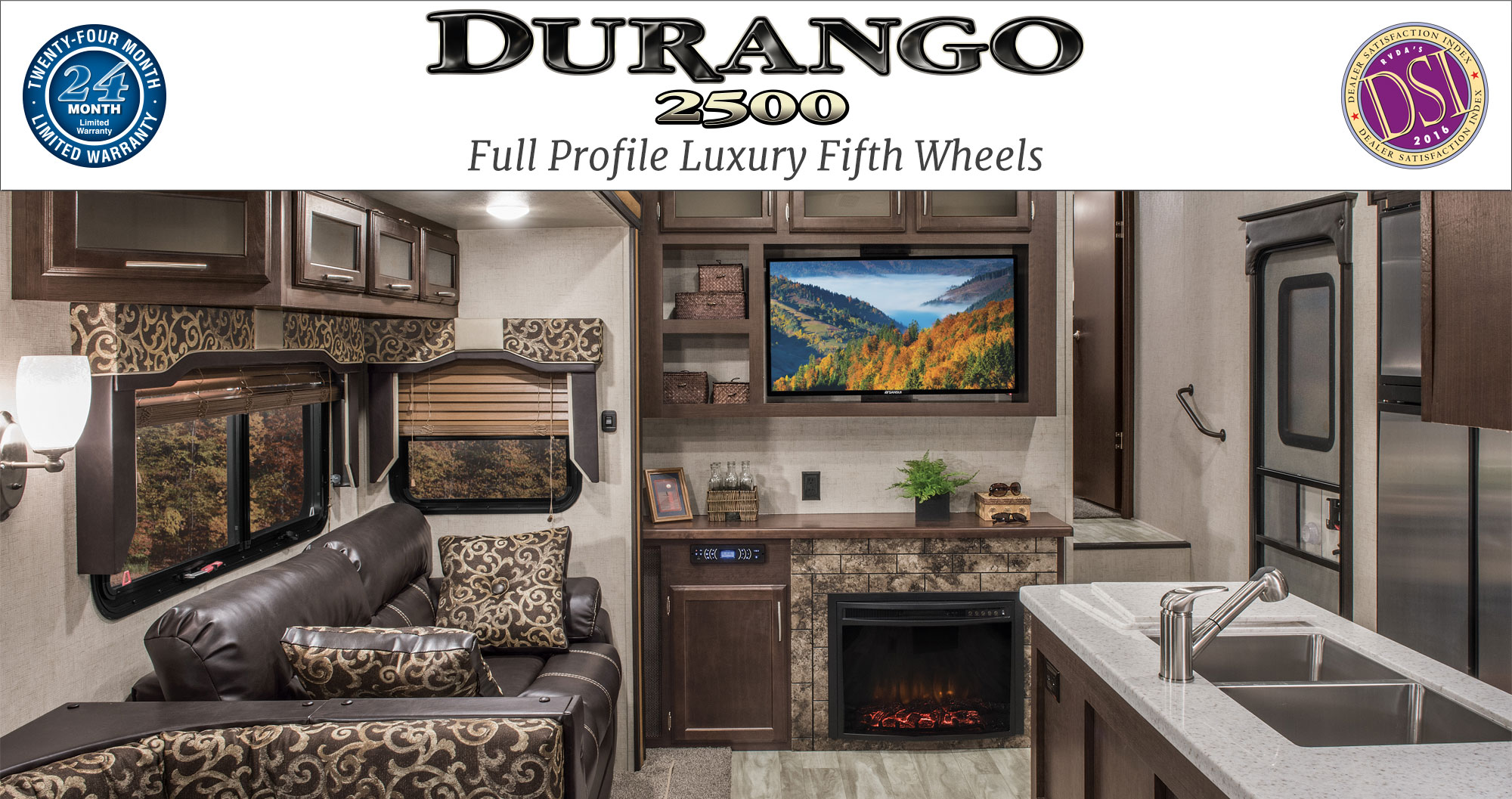 KZ RV Durango 2500 Full Profile Luxury Fifth Wheels