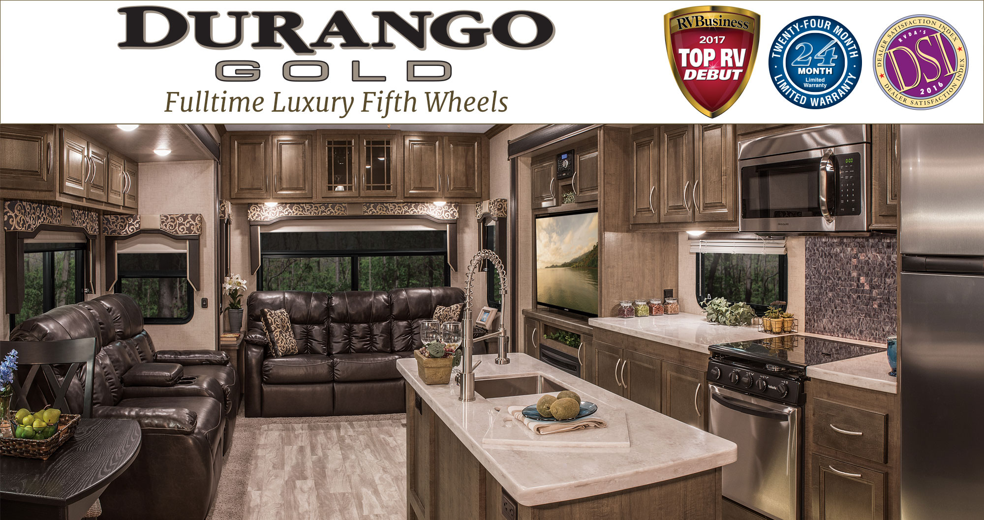 KZ RV Durango Gold Fulltime Luxury Fifth Wheels