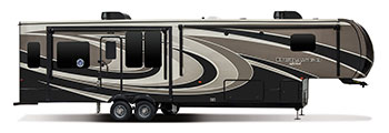 2017 KZ RV Durango Gold G384RLT Fifth Wheel Full Paint Package Exterior
