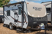 2017 KZ RV Escape E140TH Travel Trailer Toy Hauler Show Exterior