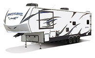 2017 KZ RV Sidewinder 3814DK Fifth Wheel Toy Hauler Exterior