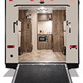 2017 KZ RV Sportsmen Classic 160TH Travel Trailer Toy Hauler Exterior Cargo Area Ramp