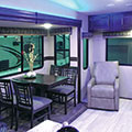 2017 KZ RV Sportsmen 293RL Fifth Wheel Dinette with Blue Light