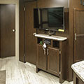2017 KZ RV Sportsmen 333BHK Travel Trailer Entertainment Center