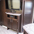 2017 KZ RV Sportsmen 333BHK Travel Trailer Entertainment Center
