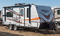 2017 KZ RV Sportster 190TH Travel Trailer Toy Hauler Exterior