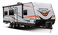 2017 KZ RV Sportster 270TH Travel Trailer Toy Hauler Exterior