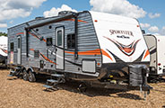 2017 KZ RV Sportster 321THR12 Travel Trailer Toy Hauler Exterior