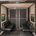 2017 KZ RV Sportster 100 342THR13 Travel Trailer Toy Hauler Cargo Area Sofas