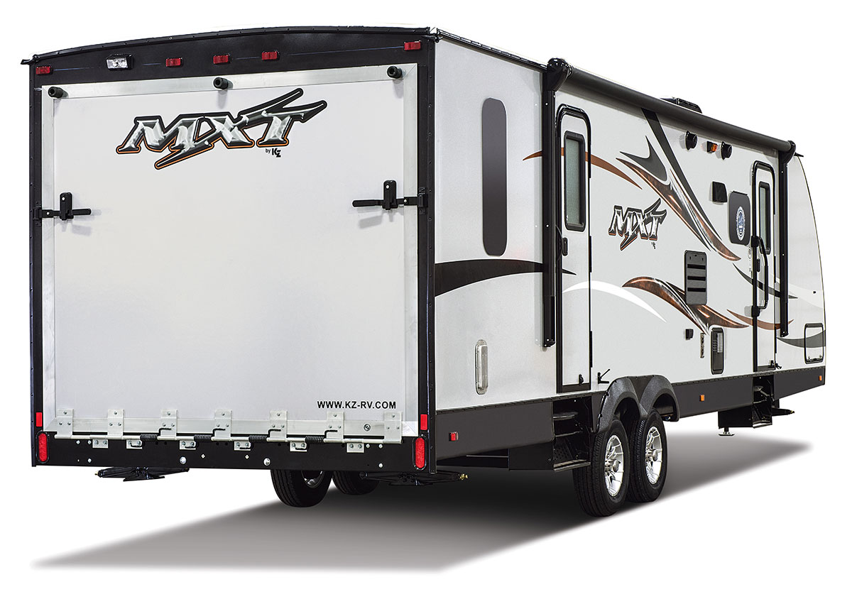 2017 Sportster 100 321TH10 Lightweight Travel Trailer Toy Hauler KZ RV