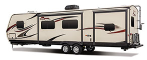 2017 KZ RV Spree 329IK Travel Trailer Exterior