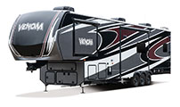 2017 KZ RV Venom V3911TK Fifth Wheel Toy Hauler Optional Full Paint Package Exterior