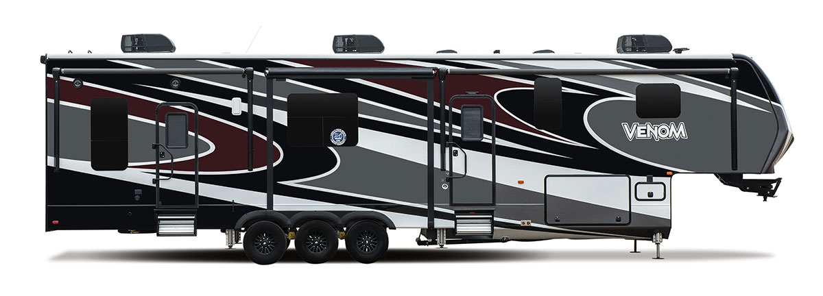 2017 Venom V3911TK Luxury Fifth Wheel Toy Hauler | KZ RV