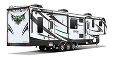 2017 KZ RV Venom V4111TK Fifth Wheel Toy Hauler Exterior