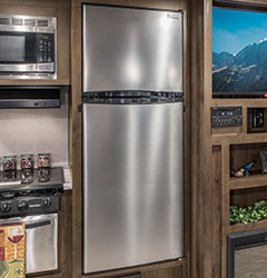 Connect Optional 10 CU FT Stainless Steel Refrigerator