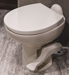 Connect Porcelain Foot Flush Toilet