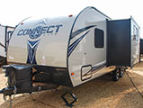 2018 KZ RV Connect Lite C211BH Travel Trailer Exterior Front 3-4 Off Door Side