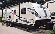 2018 KZ RV Connect C261RB Travel Trailer Show Exterior Front 3-4 Door Side