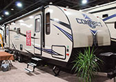 2018 KZ RV Connect C261RL Travel Trailer Show Exterior Front 3-4 Door Side