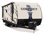 2018 KZ RV Connect C261RL Travel Trailer Exterior Front 3-4 Door Side