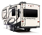 2018 KZ RV Durango 1500 D251RLT Fifth Wheel Exterior Rear 3-4 Off Door Side