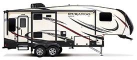 2018 KZ RV Durango 1500 D251RLT Fifth Wheel Exterior Side Profile Door Side