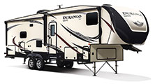 2018 KZ RV Durango 1500 D286BHD Fifth Wheel Exterior Front 3-4 Door Side