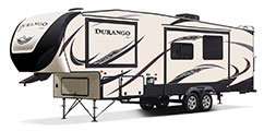 2018 KZ RV Durango 1500 D286BHD Fifth Wheel Exterior Front 3-4 Off Door Side