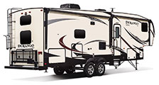 2018 KZ RV Durango 1500 D286BHD Fifth Wheel Exterior Rear 3-4 Door Side