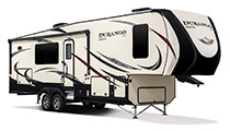 2018 KZ RV Durango D315RKD Fifth Wheel Show Exterior Front 3-4 Door Side
