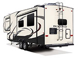 2018 KZ RV Durango D315RKD Fifth Wheel Show Exterior Rear 3-4 Off Door Side