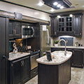 2018 KZ RV Durango D325RLT Fifth Wheel Kitchen in Travertine Decor