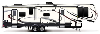 2018 KZ RV Durango 2500 D340FLT Fifth Wheel Exterior Side Profile Door Side