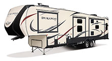 2018 KZ RV Durango 2500 D343MBQ Fifth Wheel Exterior Front 3-4 Off Door Side