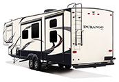2018 KZ RV Durango 2500 D347BHF Fifth Wheel Exterior Rear 3-4 Off Door Side