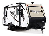 2018 KZ RV Escape Mini M181KST Travel Trailer Exterior Front 3-4 Door Side