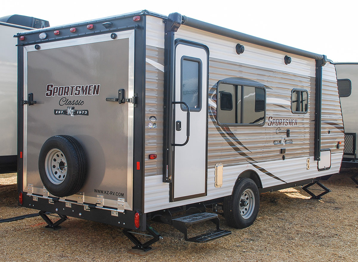 Sportsmen Classic 180TH Ultra Lightweight Travel Trailer Toy Hauler KZ RV
